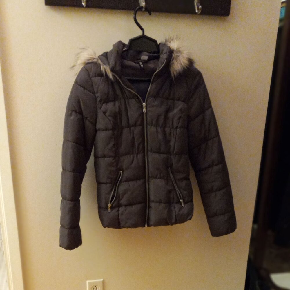 WINTER PUFFER JACKET BROWN
